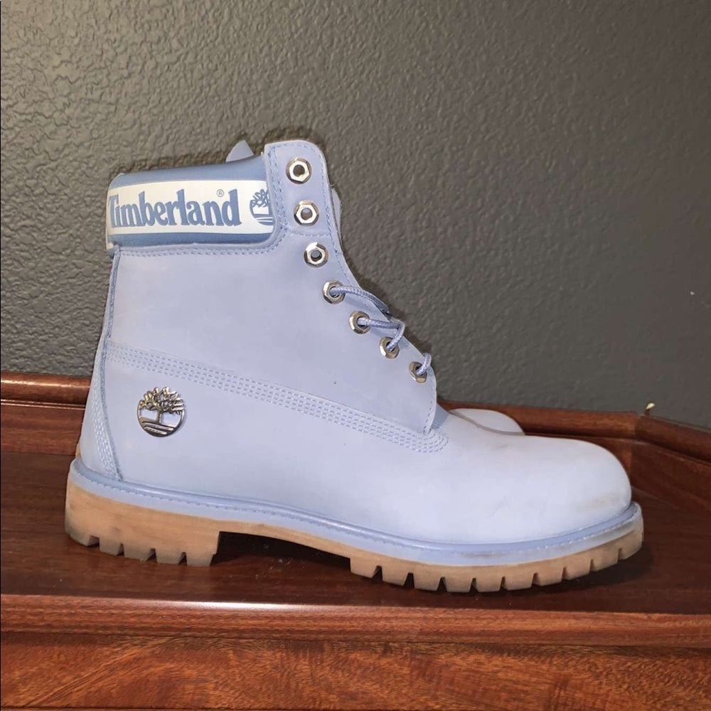 Blue Timberland Boots